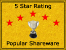 Rated 5 stars by PopularShareware.com